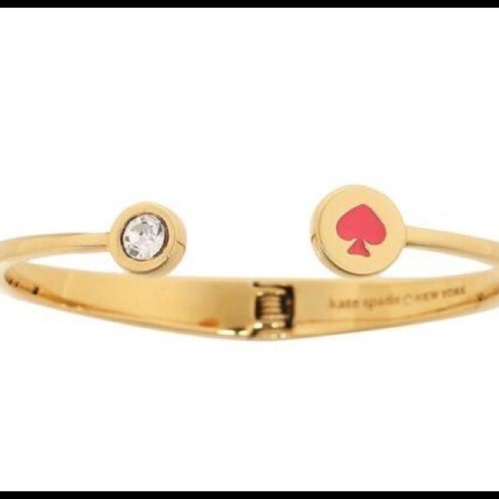 Authentic KATE SPADE spot cuff bracelet gold new